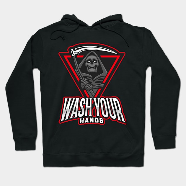 Wash your hands Hoodie by JURAUG Design